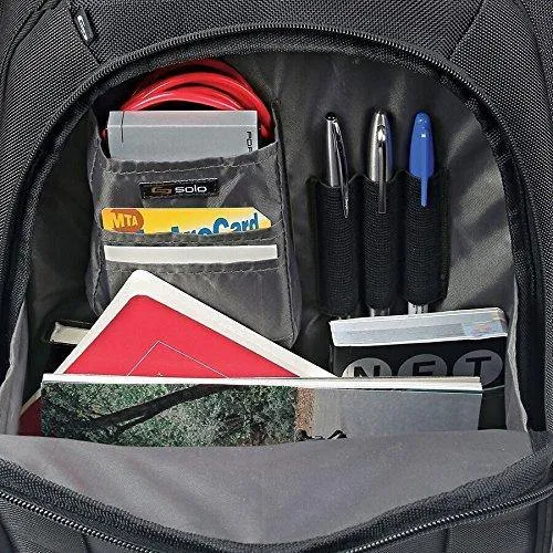 Solo Pro 16" Laptop CheckFast Backpack with Removable Sleeve