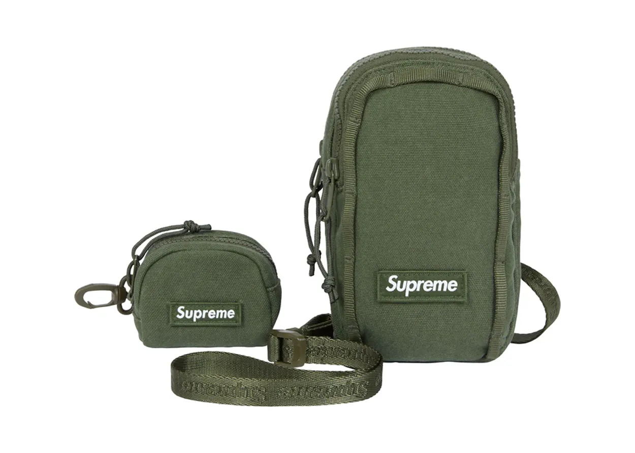 Supreme Camera Bag & Mini Pouch (Olive)