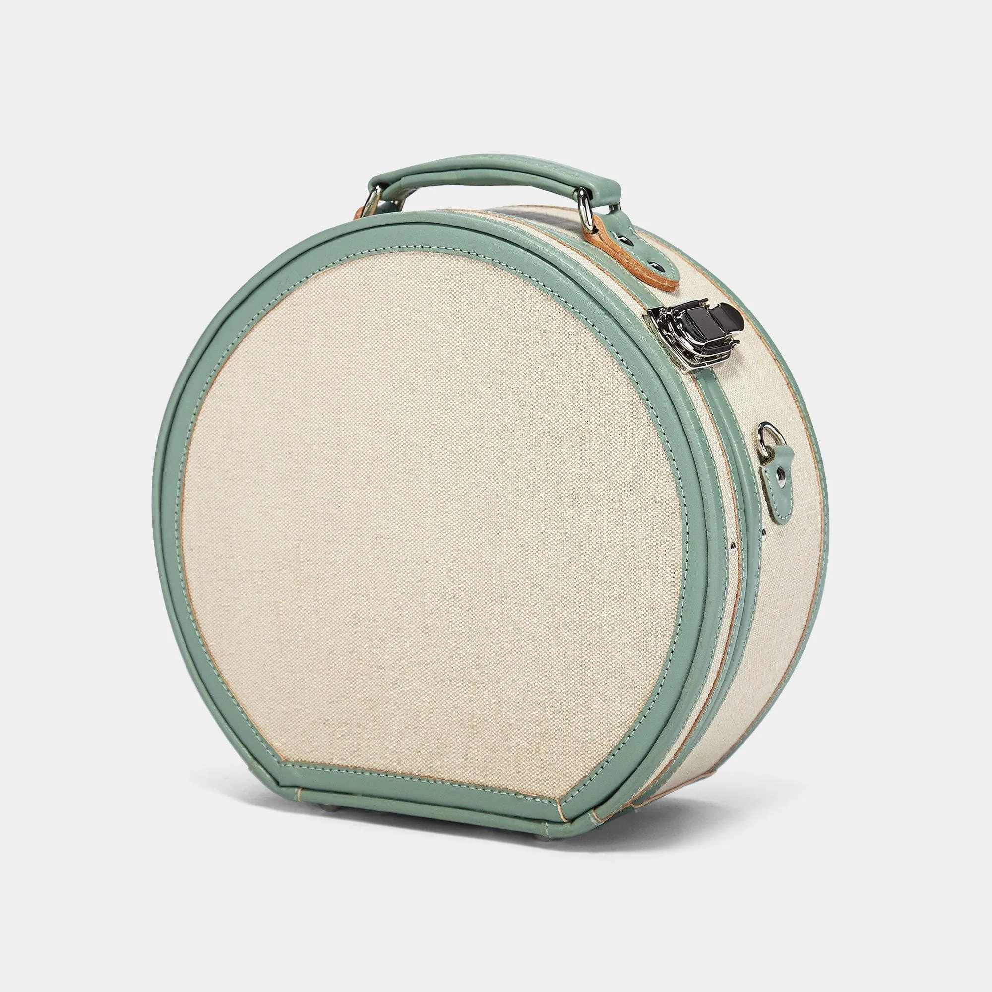 The Editor - Sea Green Hatbox Small
