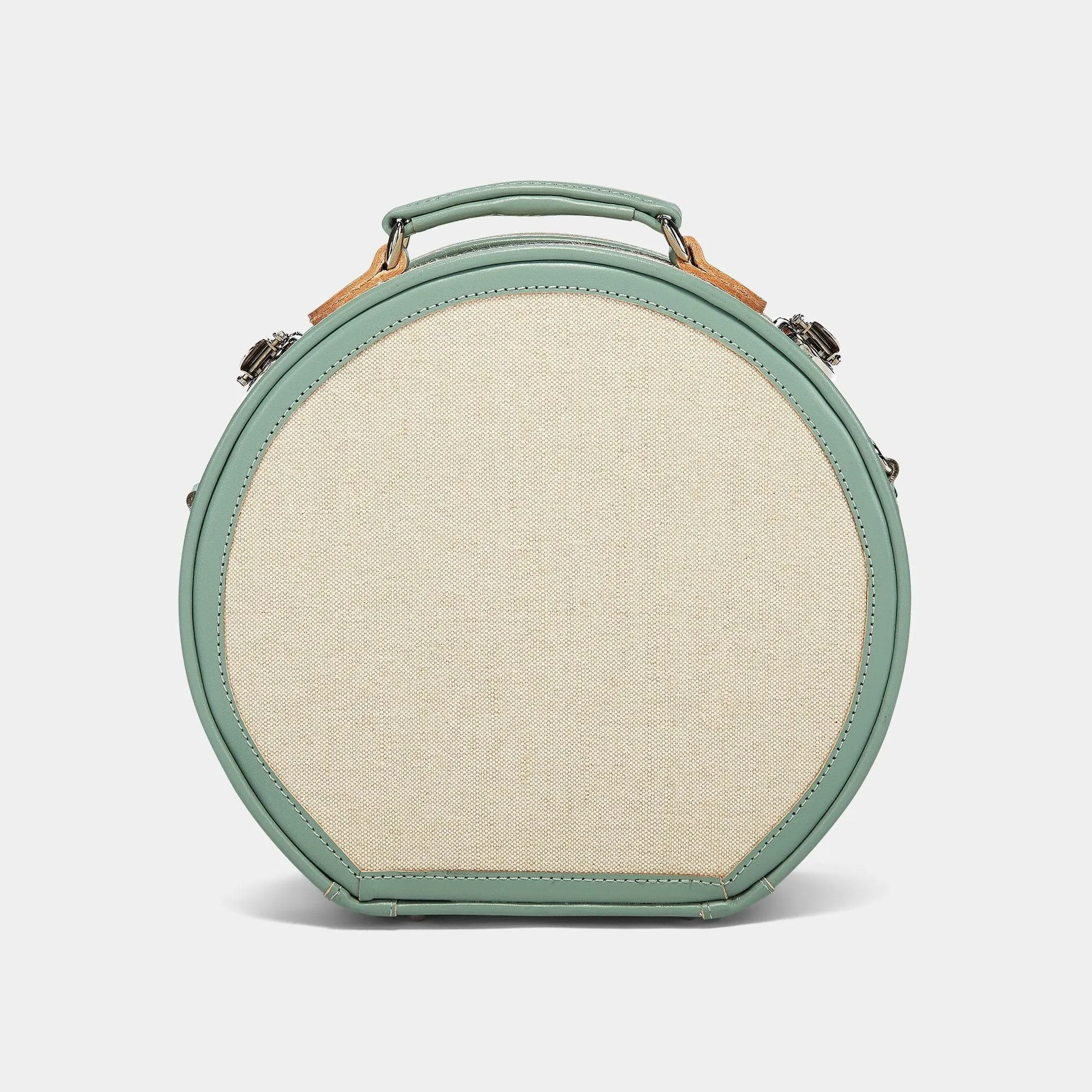 The Editor - Sea Green Hatbox Small
