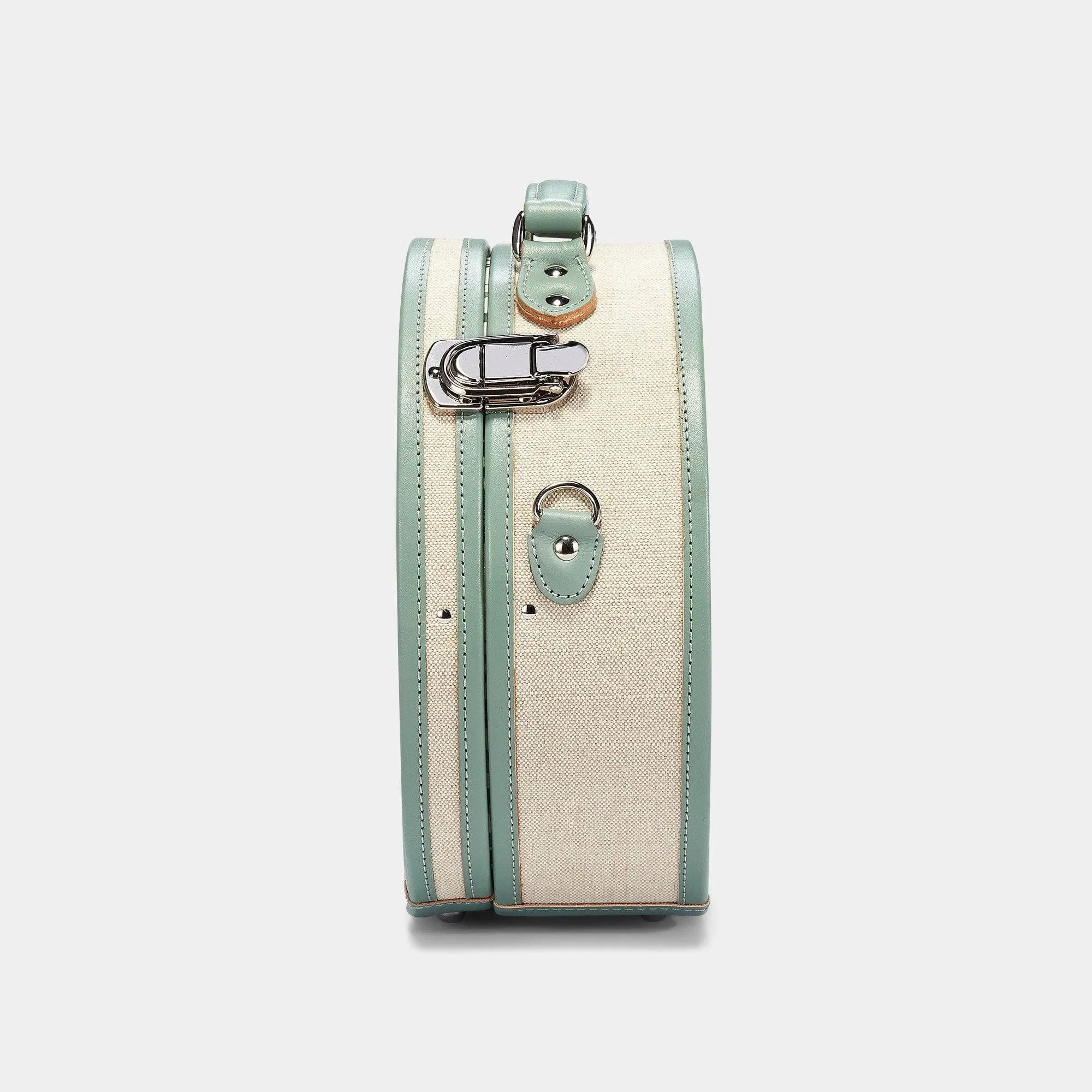 The Editor - Sea Green Hatbox Small