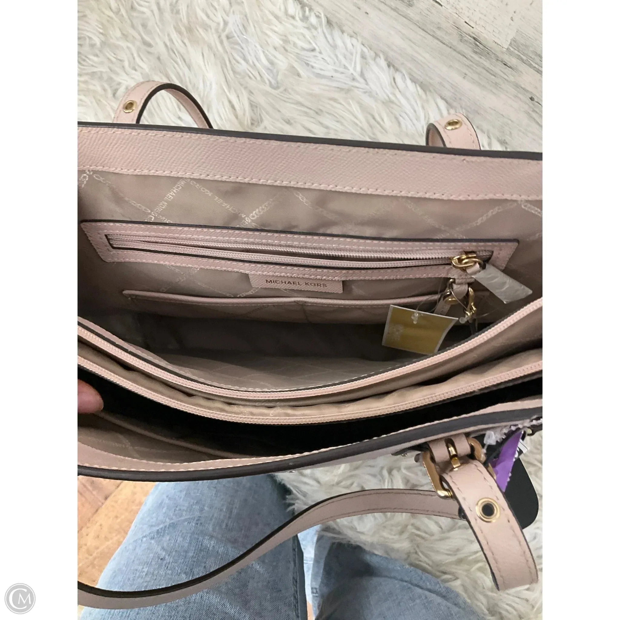 Tote Designer By Michael Kors, Size: Large