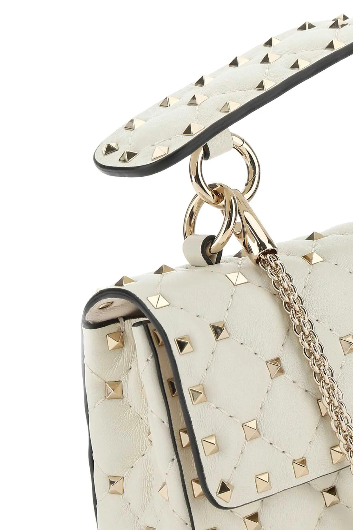 Valentino Garavani Rockstud Foldover Top Crossbody Bag