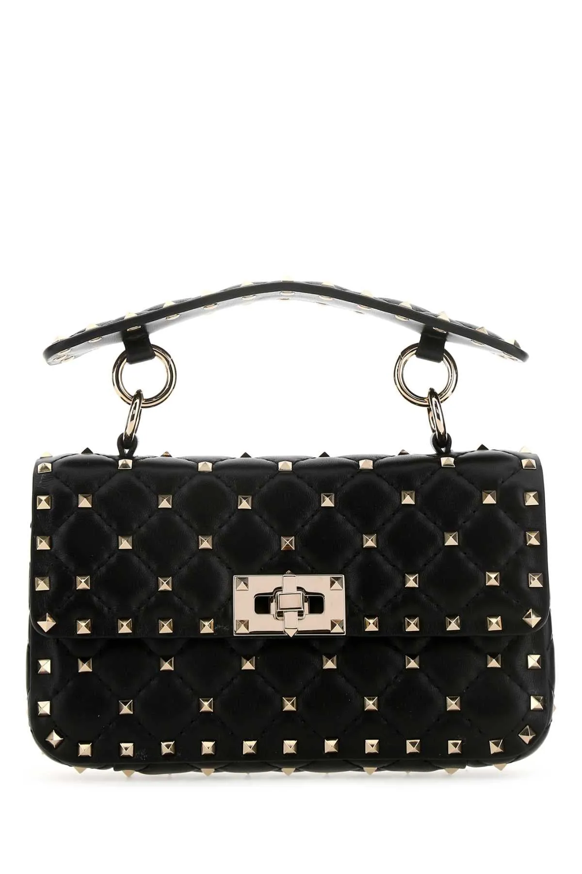 Valentino Garavani Rockstud Foldover Top Crossbody Bag