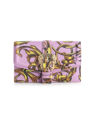 Versace Jeans Couture Baroque-Print Foldover Crossbody Bag