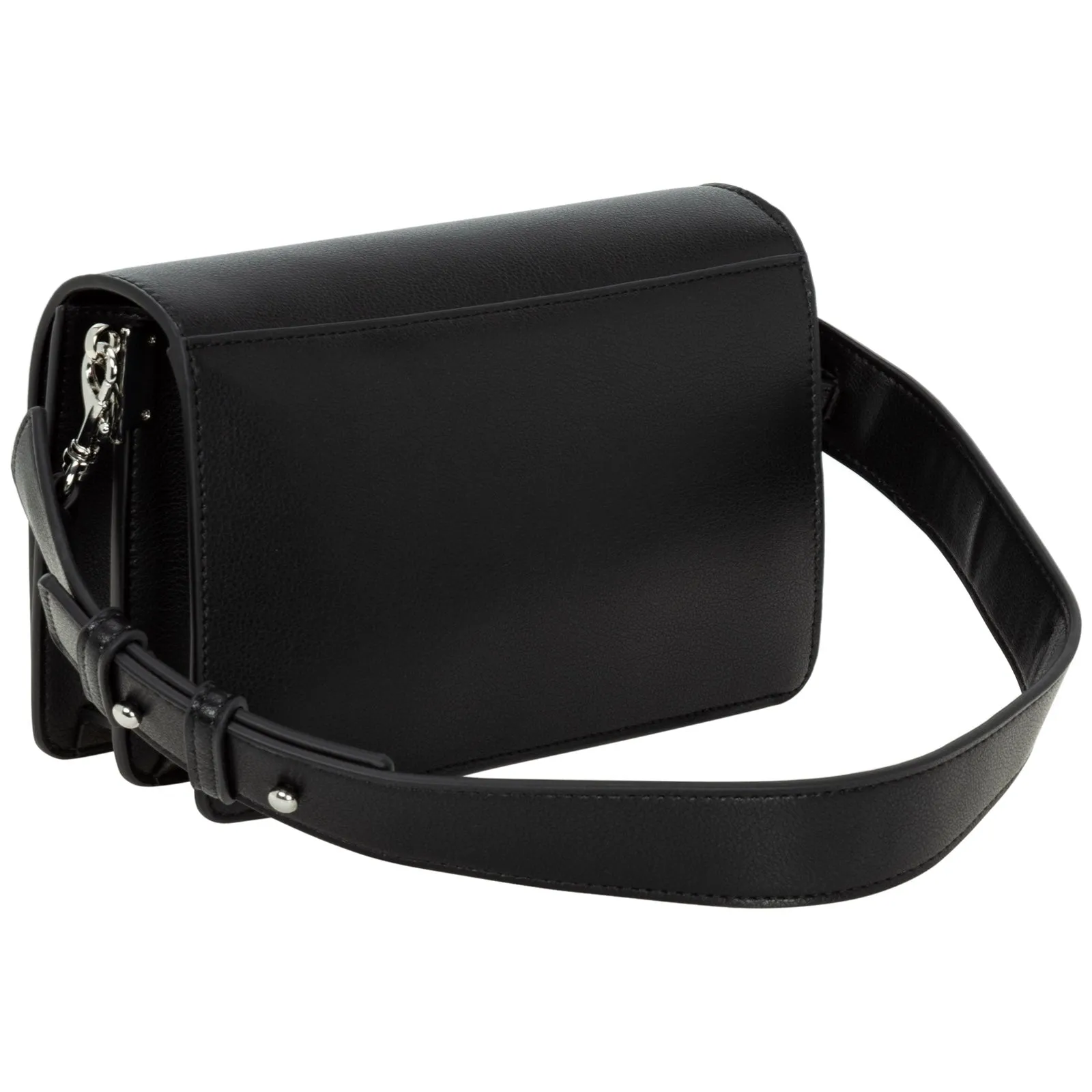 Versace Jeans Couture Logo-Perforated Foldover Crossbody Bag