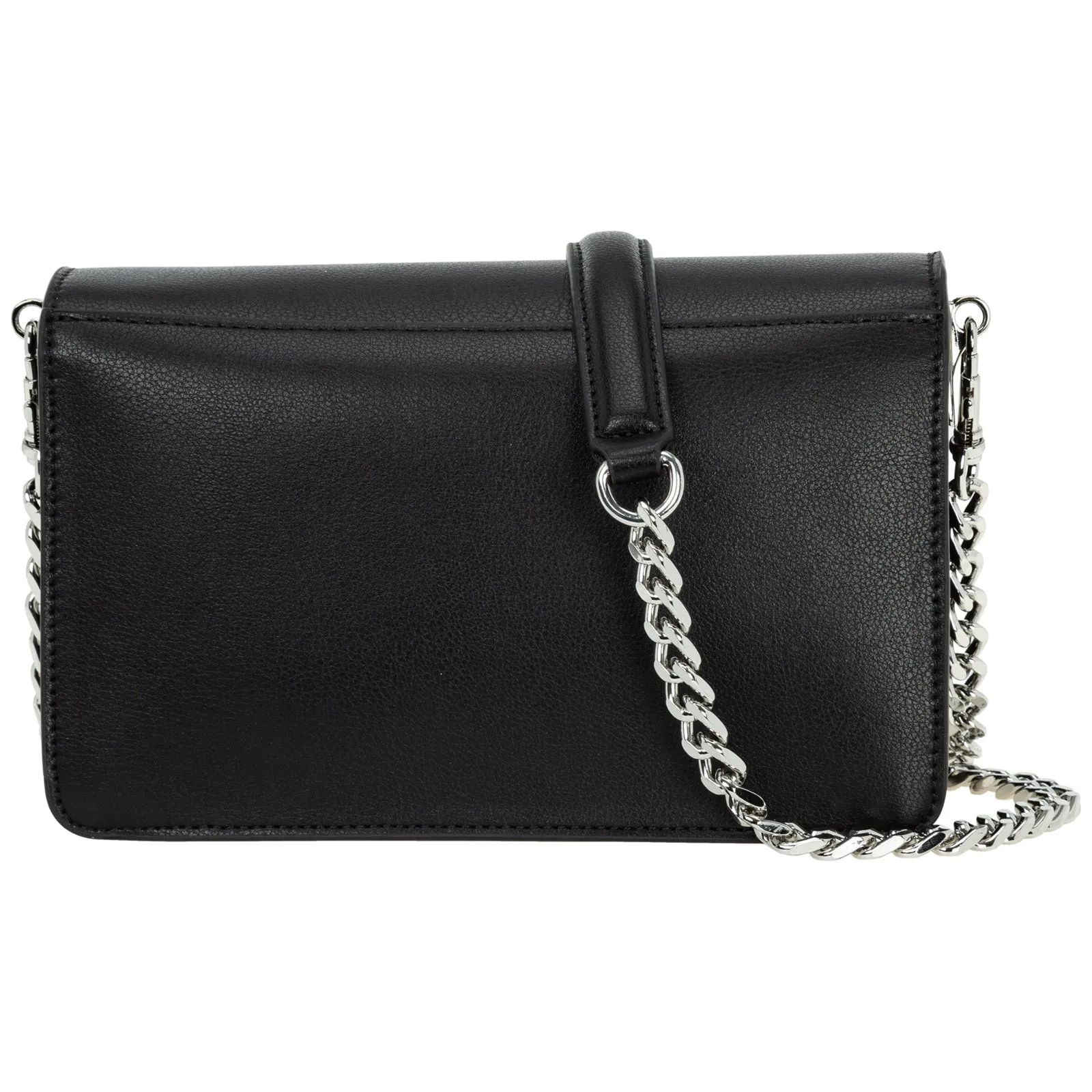 Versace Jeans Couture Logo-Perforated Foldover Crossbody Bag