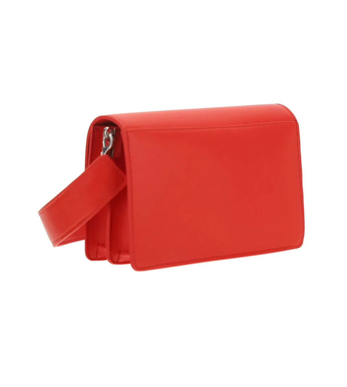 Versace Jeans Couture Logo-Perforated Foldover Crossbody Bag