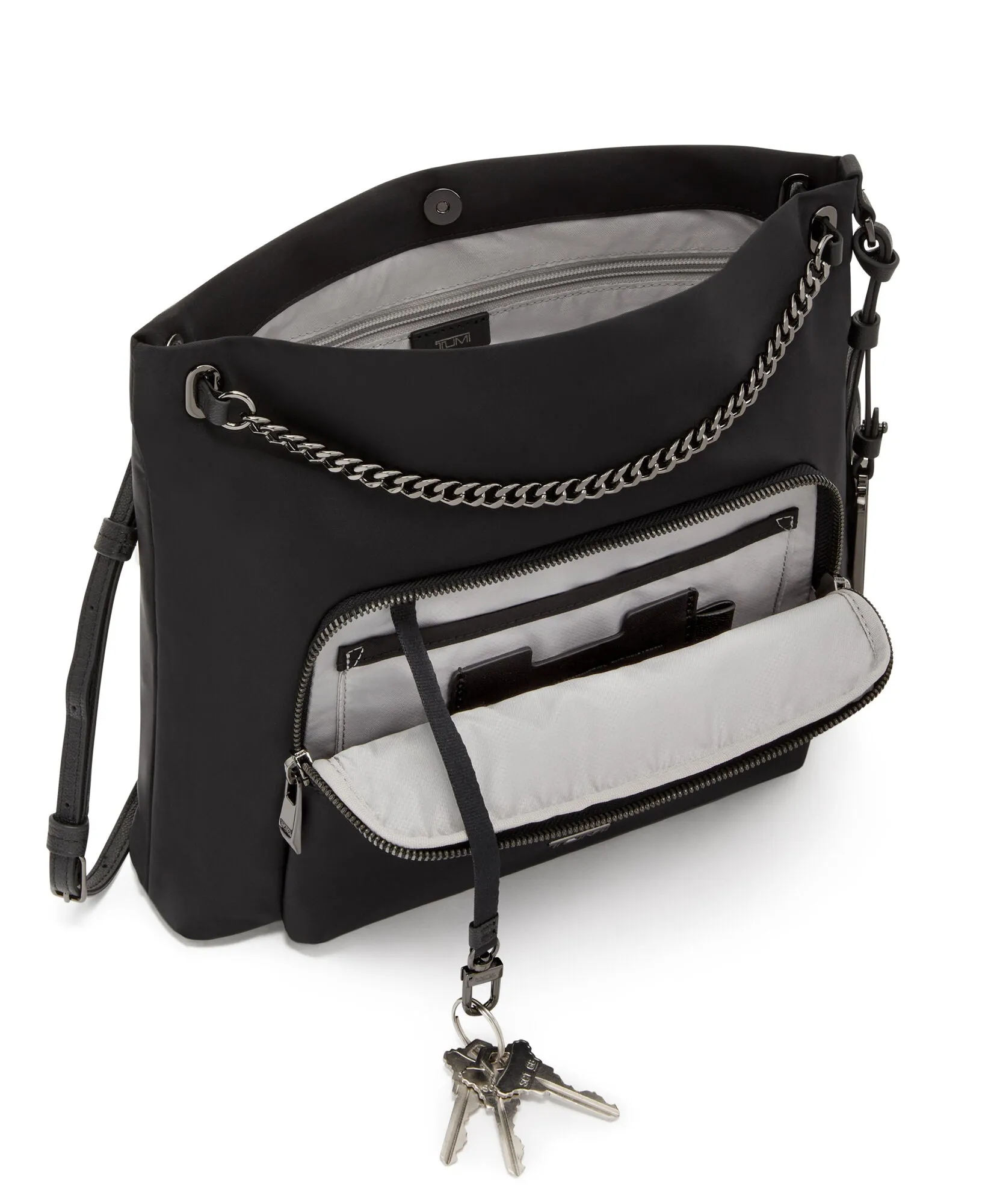 VOYAGEUR Nairobi Crossbody - Black/Gunmetal