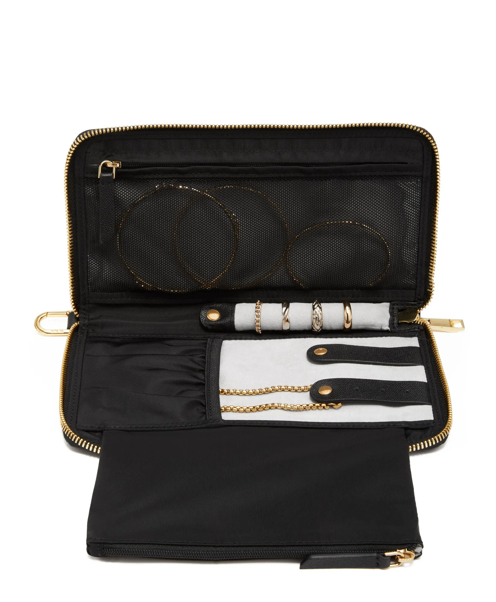 VOYAGEUR Vevay Jewelry Portfolio - Black/Gold