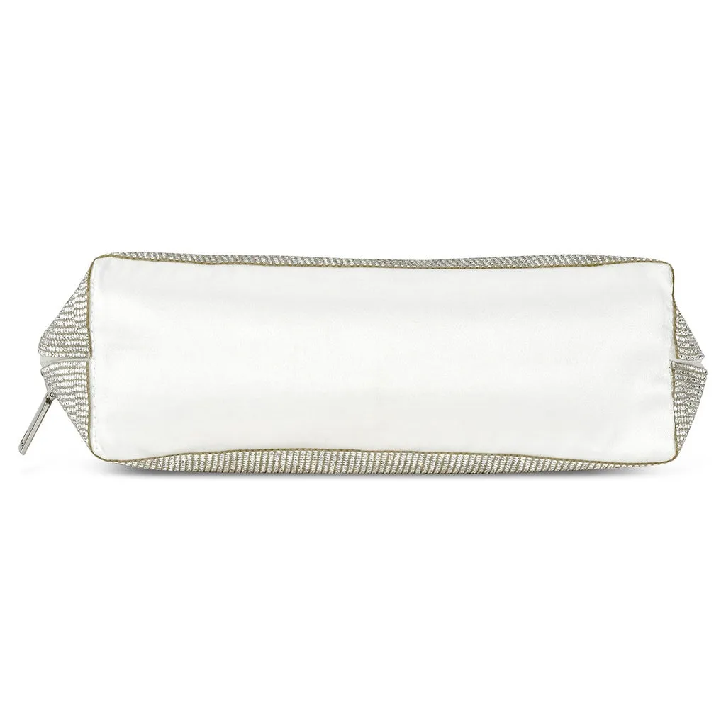 White Crystal Cosmetic Bag