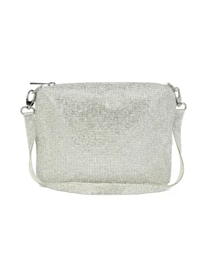 White Crystal Crossbody Bag