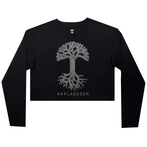 Women's Oaklandish Classic Logo Rhinestone LS Tee